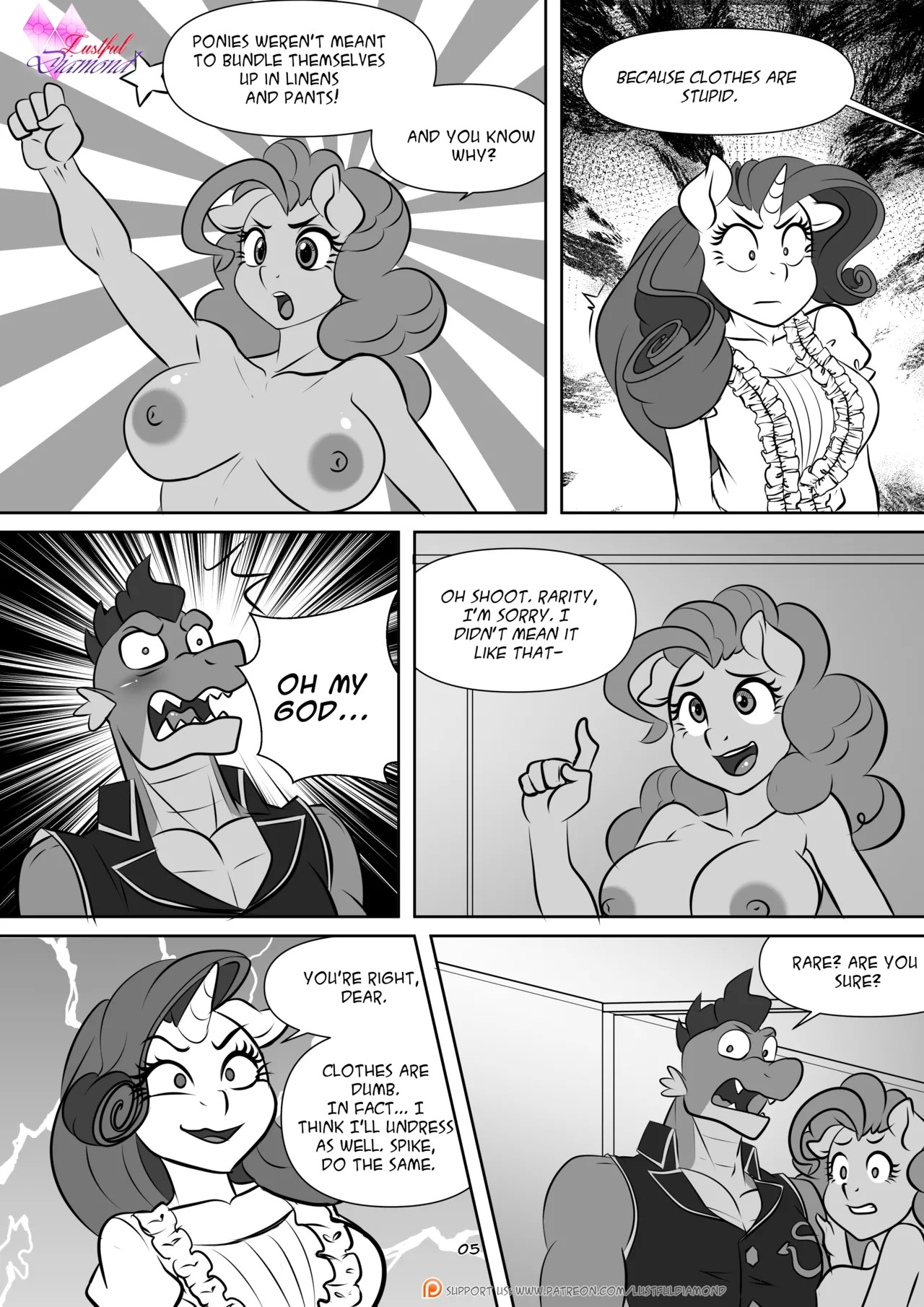 Lustful Diamond: Pink In The Halls Porn Comics english 07
