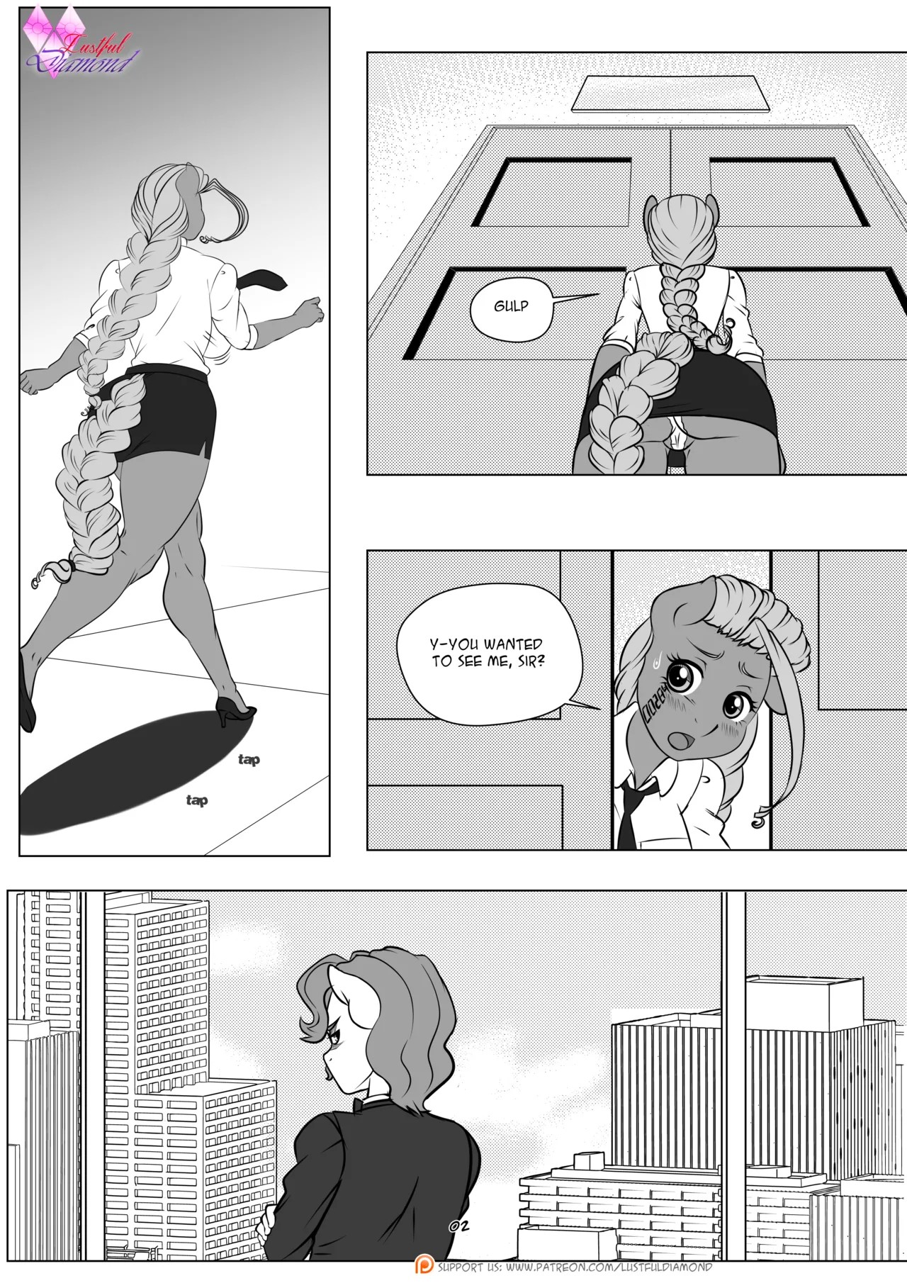 Lustful Diamond: Tardy Porn Comics english 04