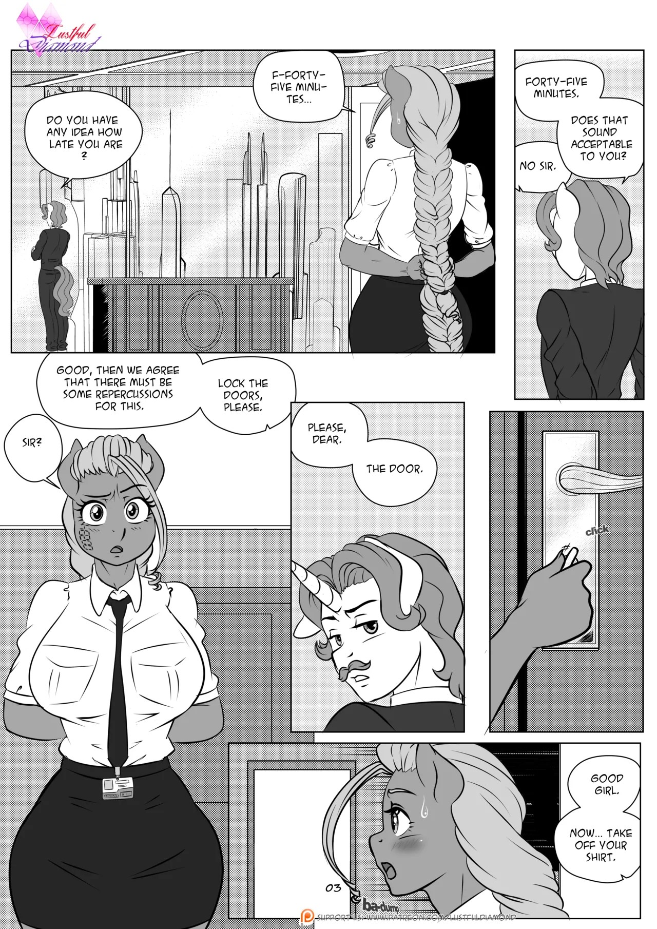 Lustful Diamond: Tardy Porn Comics english 05
