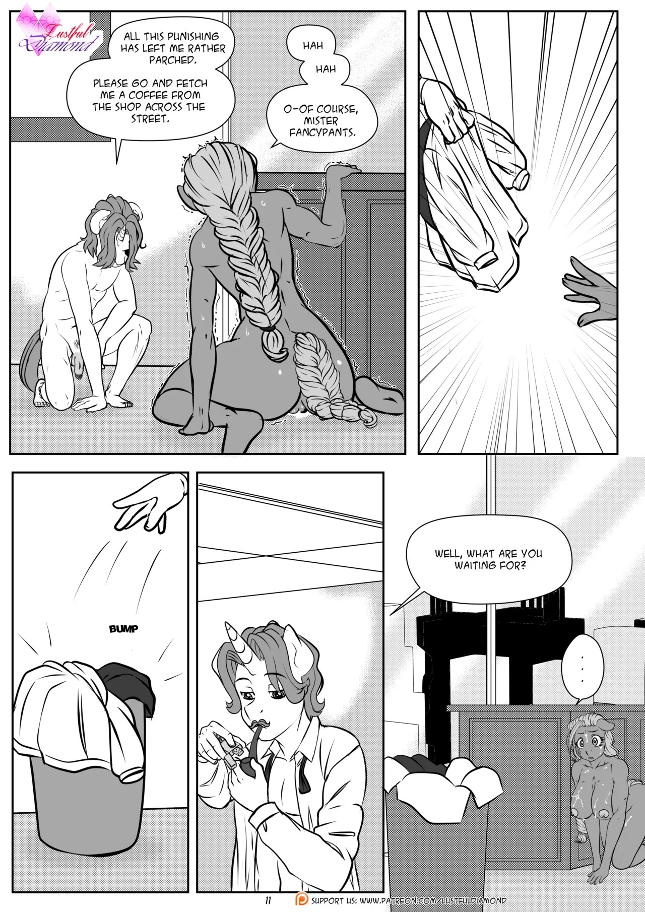 Lustful Diamond: Tardy Porn Comics english 14