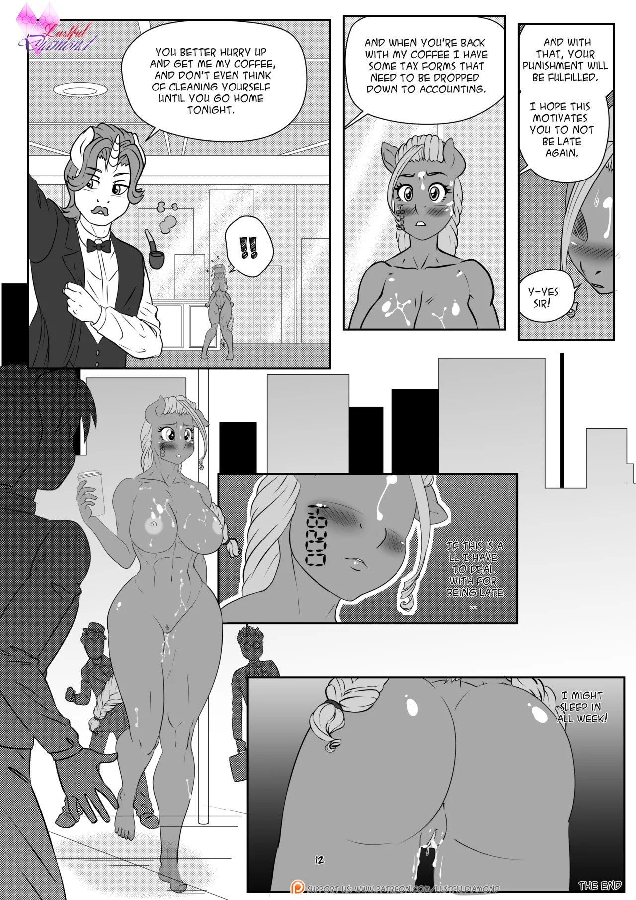 Lustful Diamond: Tardy Porn Comics english 15