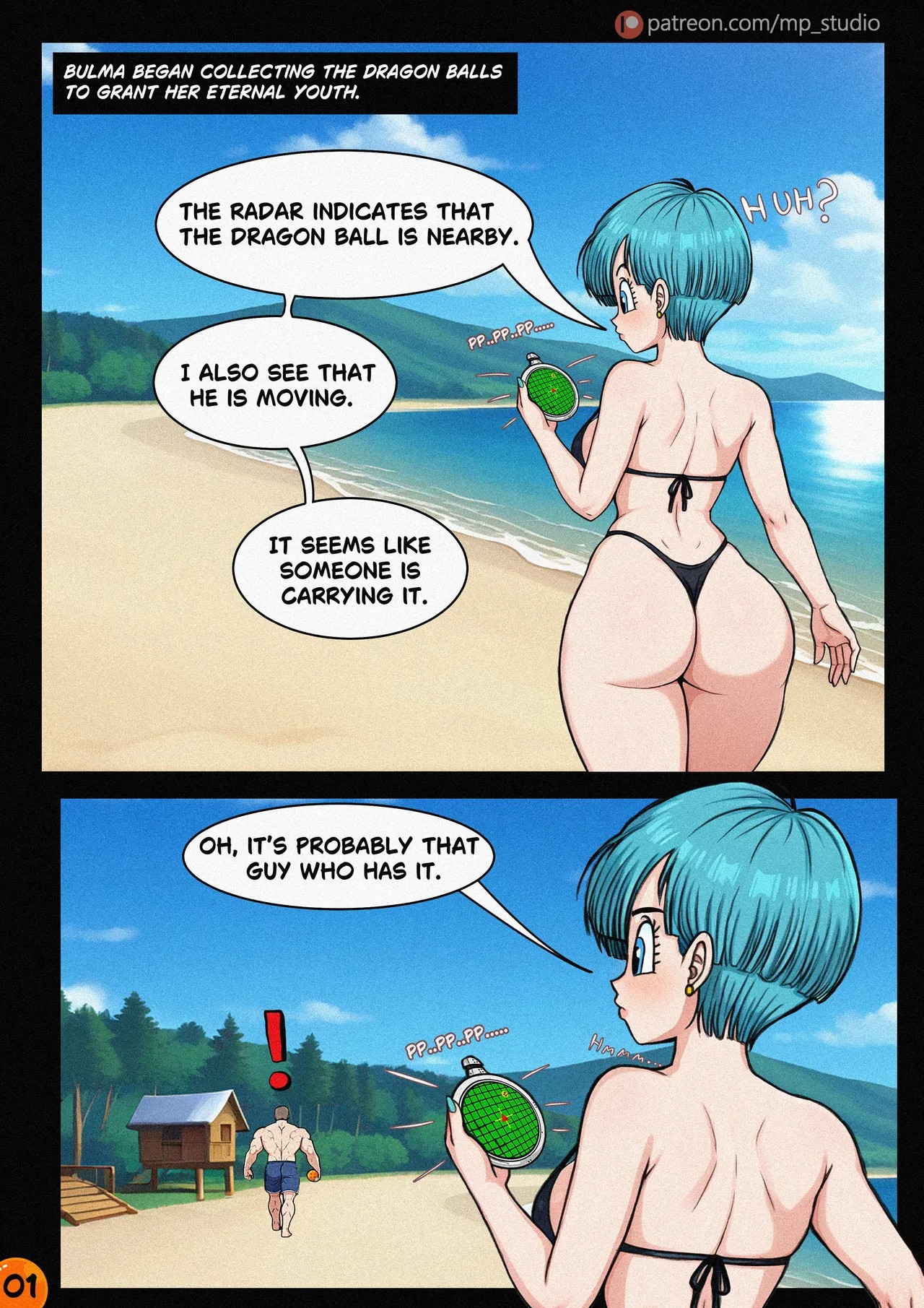 Majin Bulma Porn Comics english 02