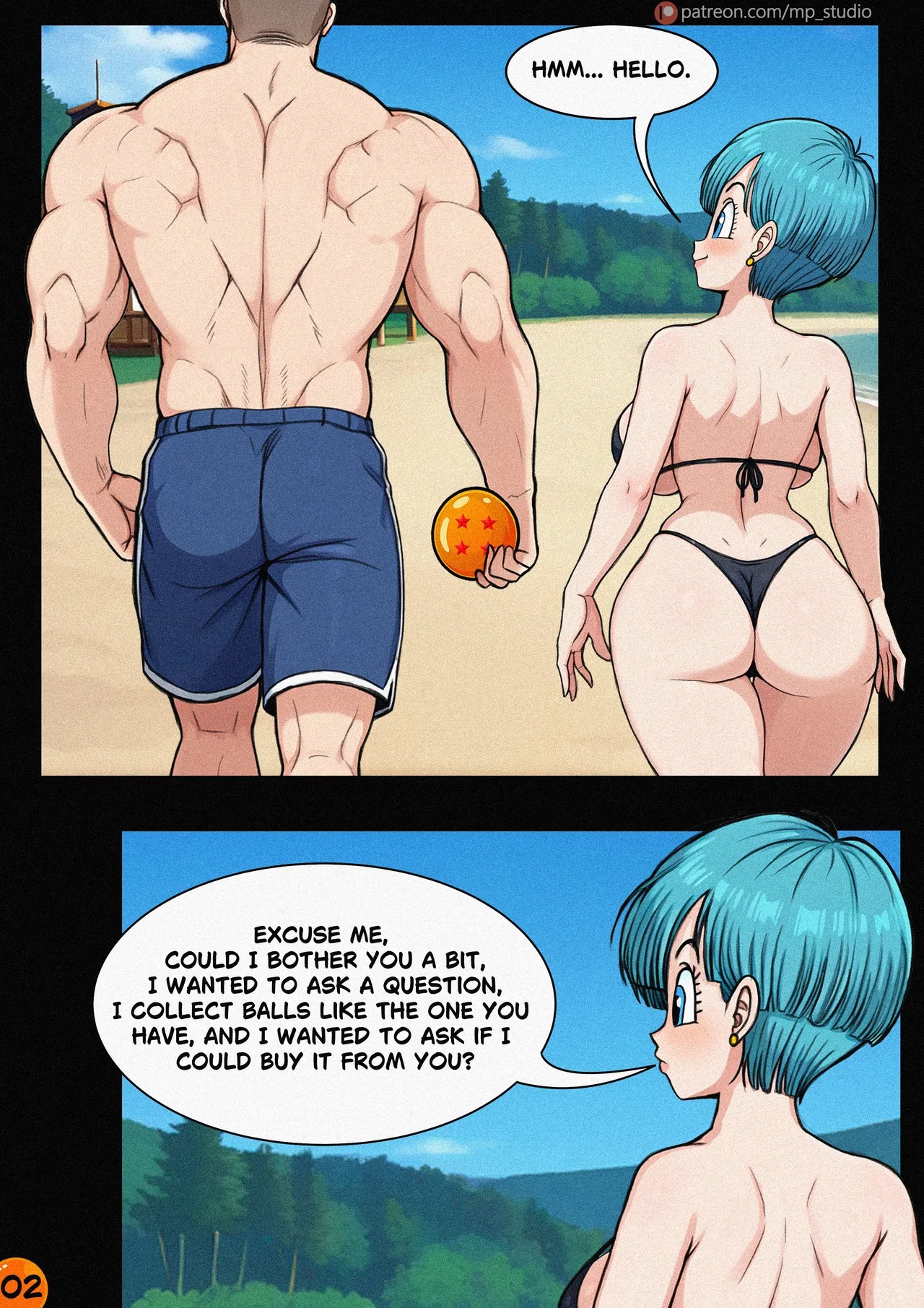 Majin Bulma Porn Comics english 03