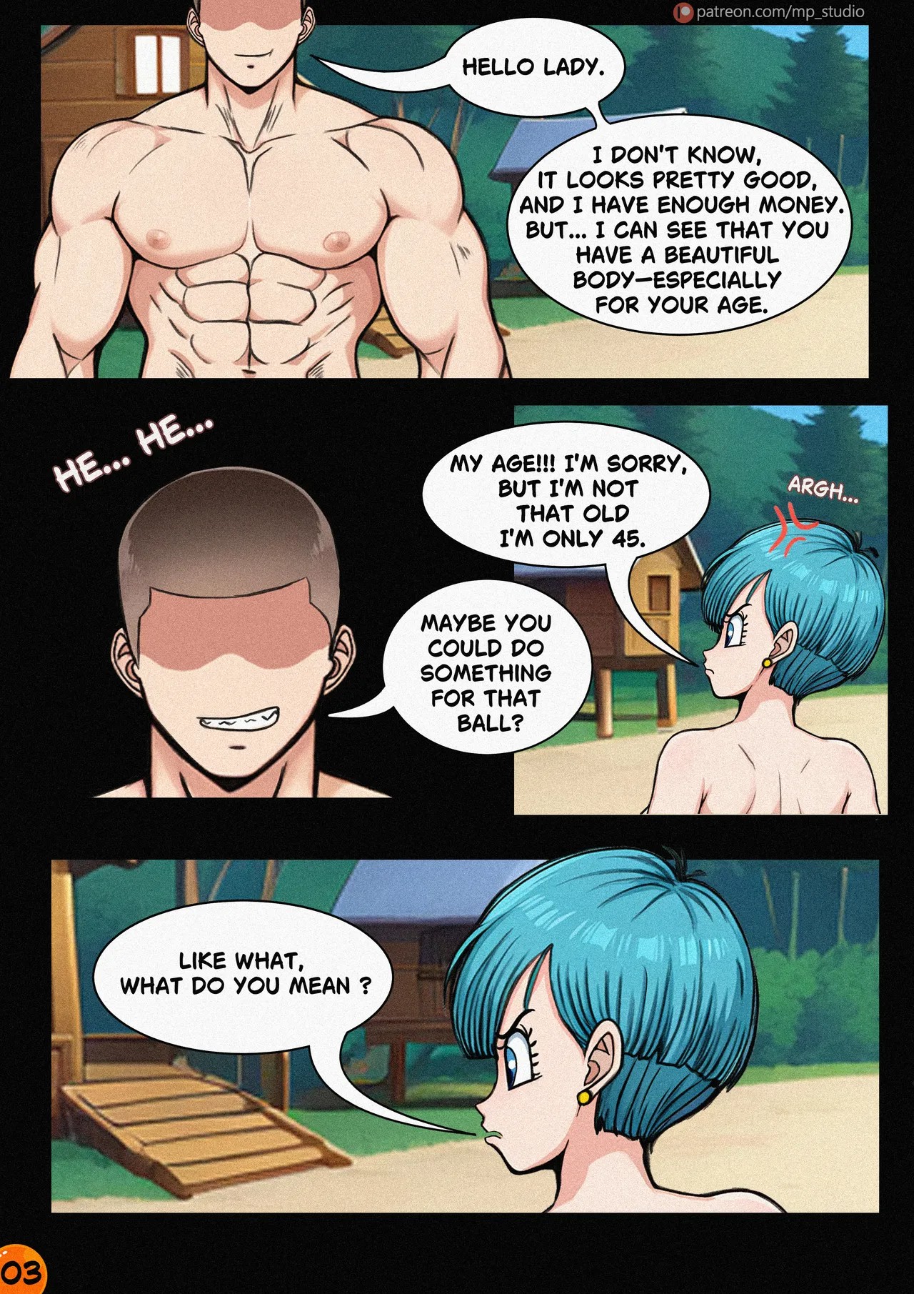Majin Bulma Porn Comics english 04