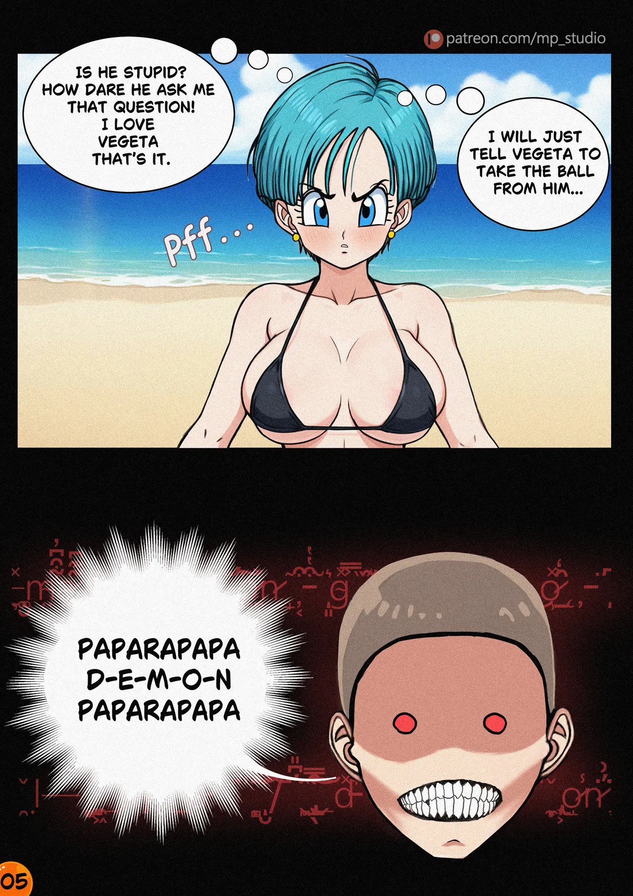 Majin Bulma Porn Comics english 06