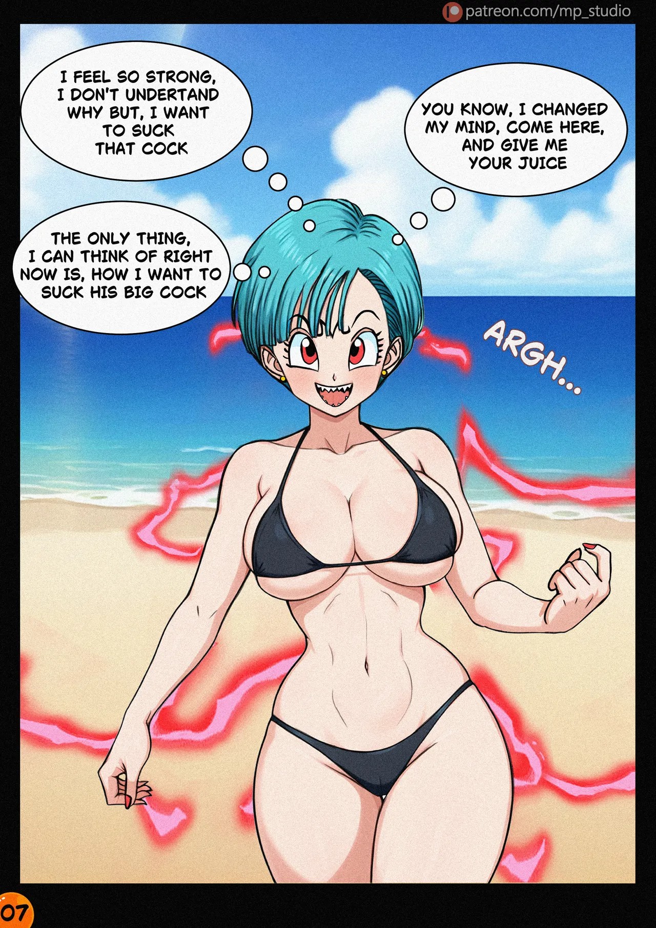 Majin Bulma Porn Comics english 08