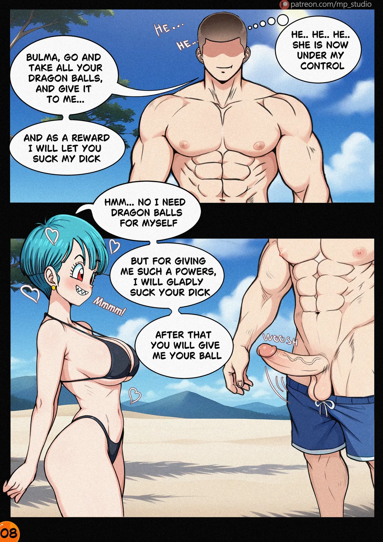 Majin Bulma Porn Comics english 09