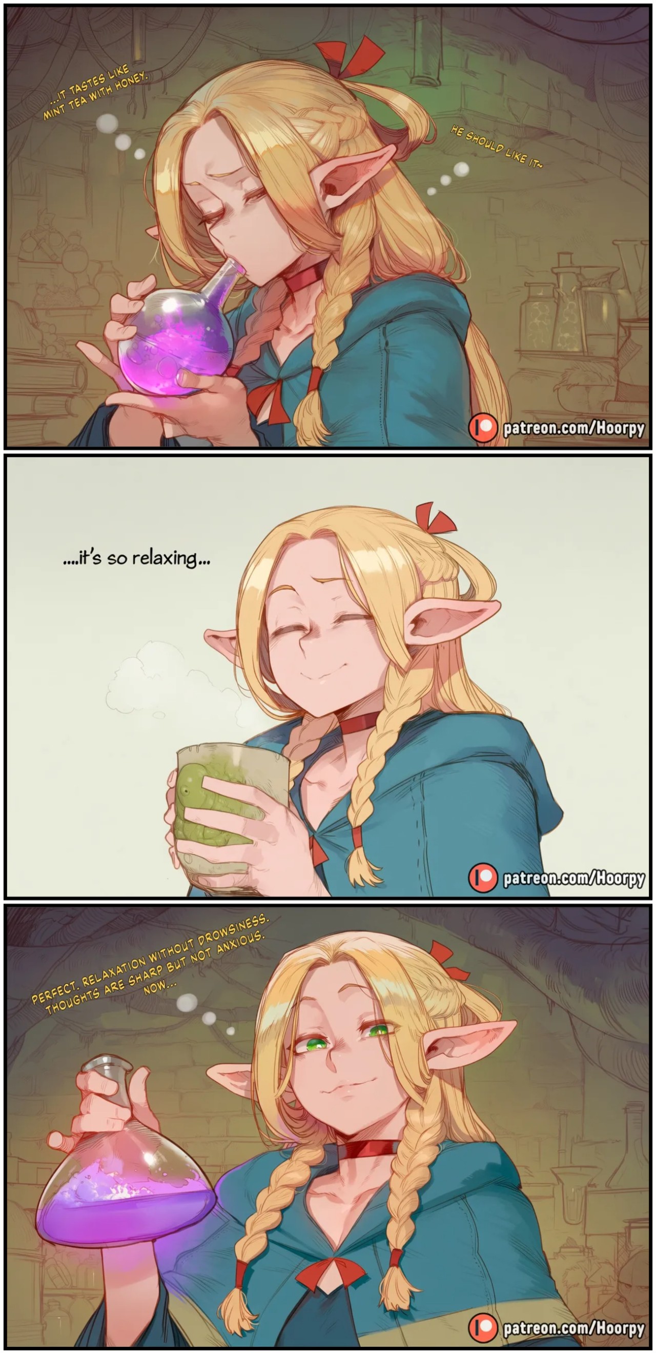 Marcille's Potion Experiment Porn Comics english 04