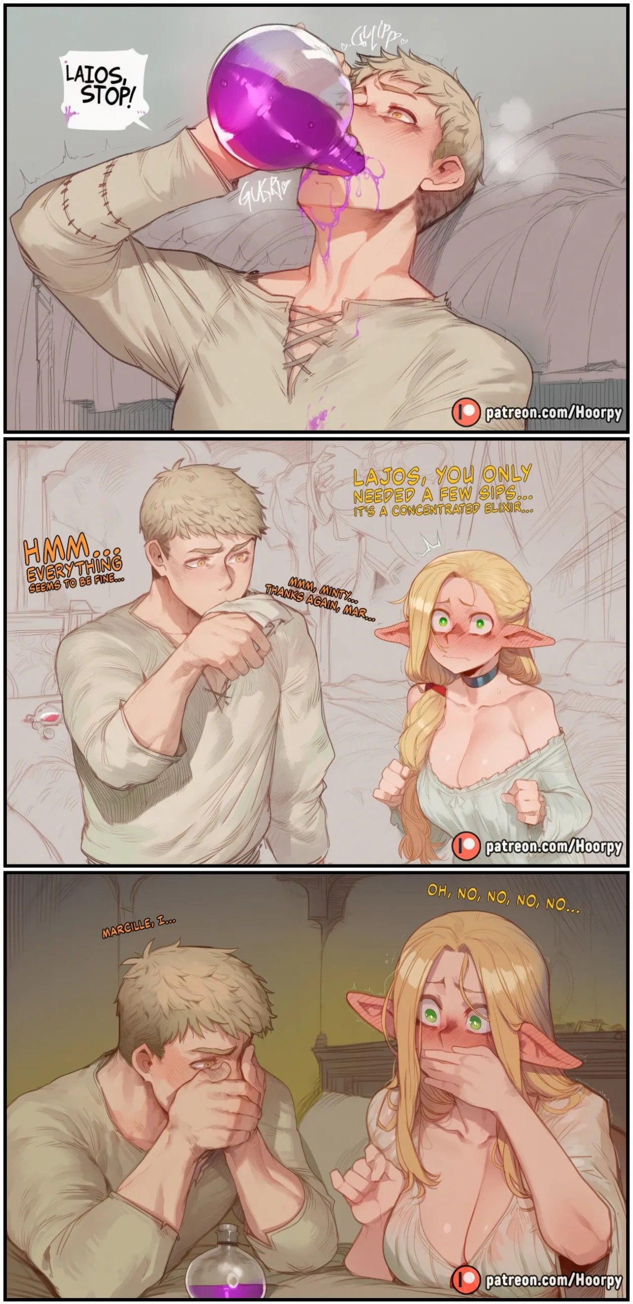 Marcille's Potion Experiment Porn Comics english 06