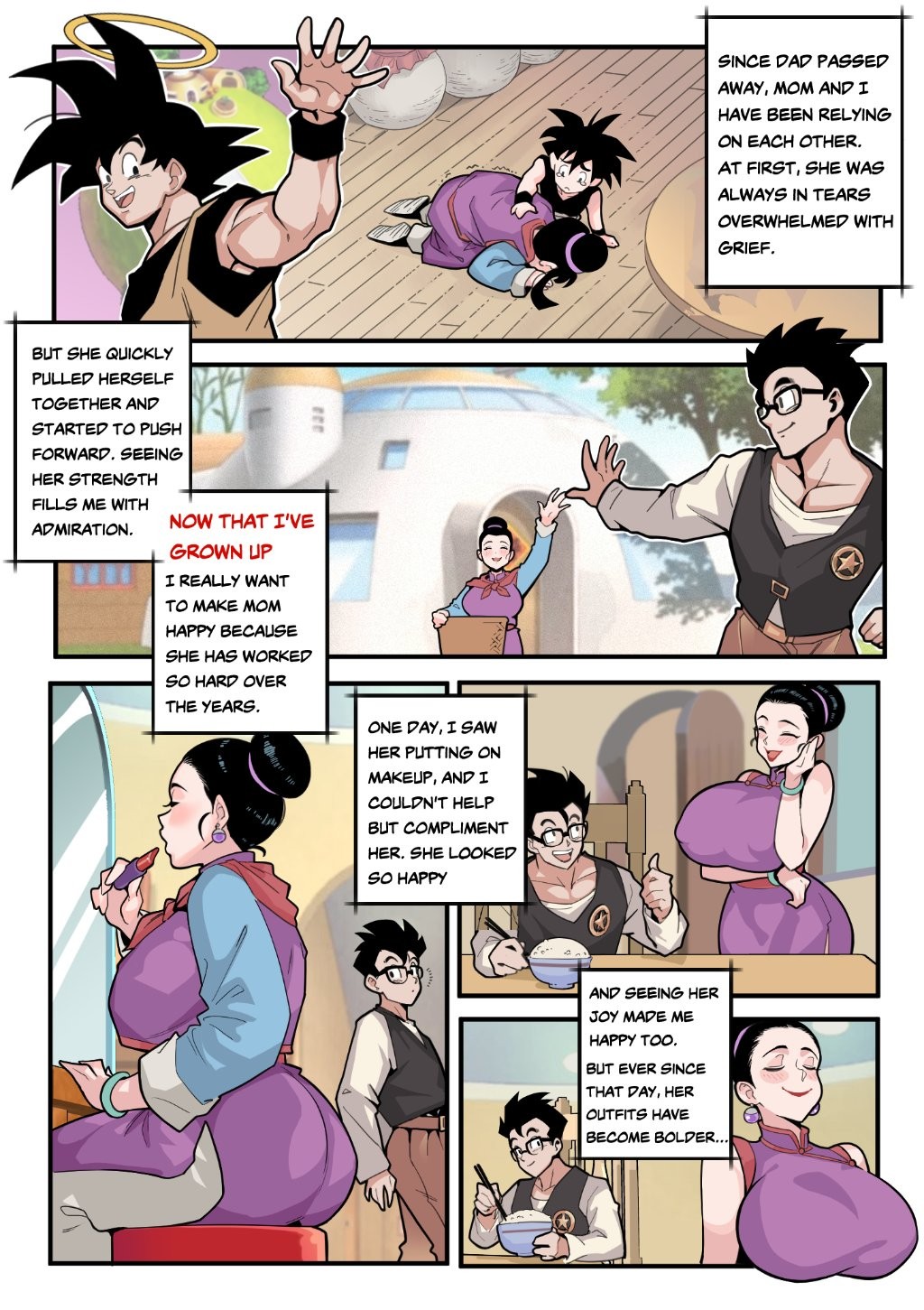 Milf Truck Part 5: Chichi & Gohan Porn Comics english 02