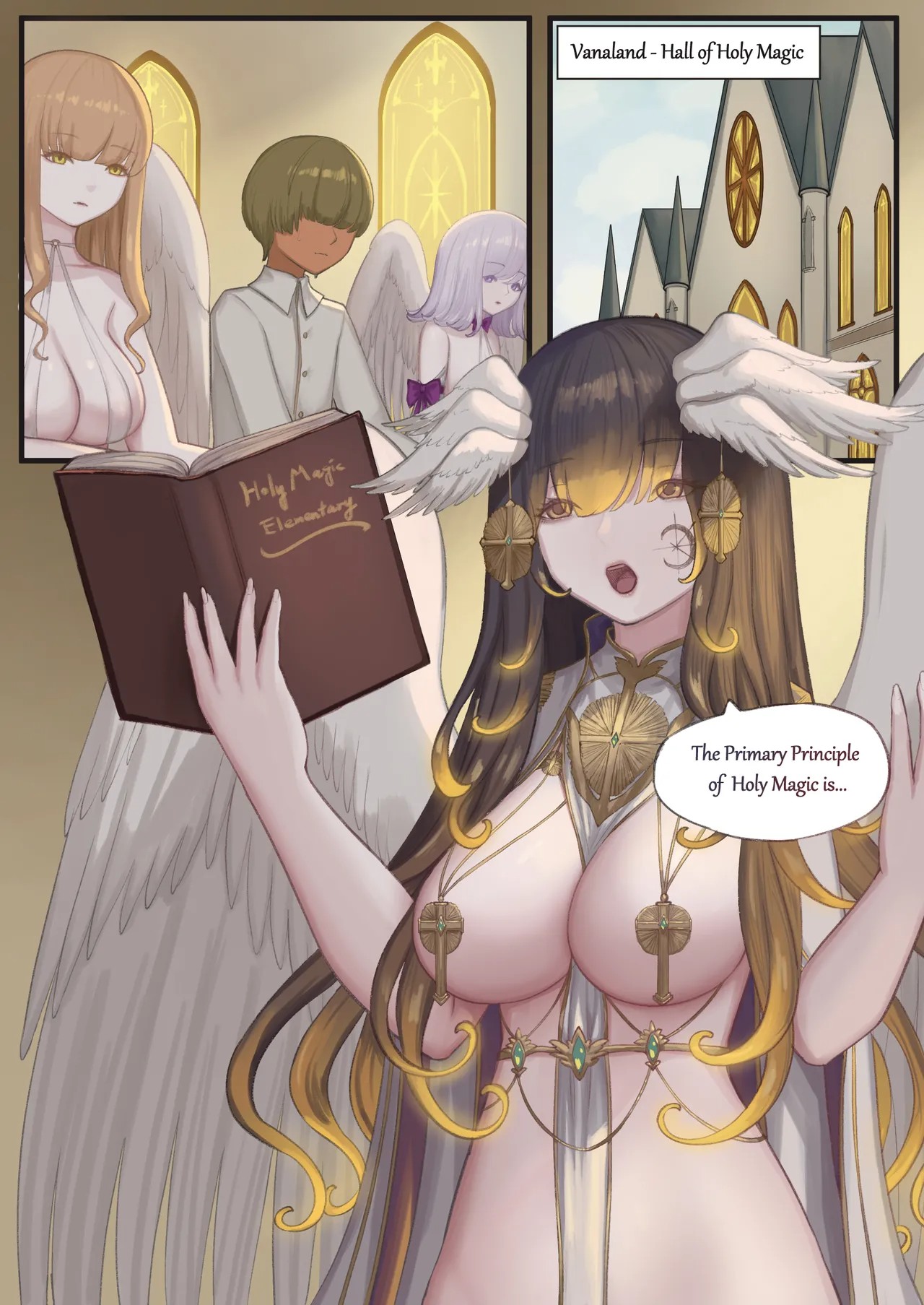 My Holy Magic Teacher Wants My Cum! Porn Comics english 02