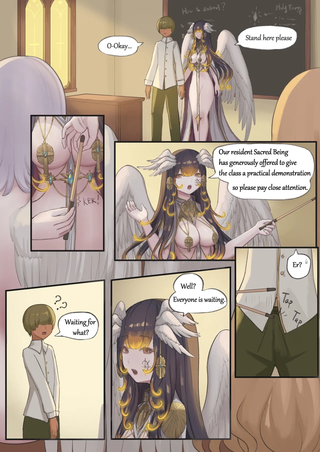 My Holy Magic Teacher Wants My Cum! Porn Comics english 05