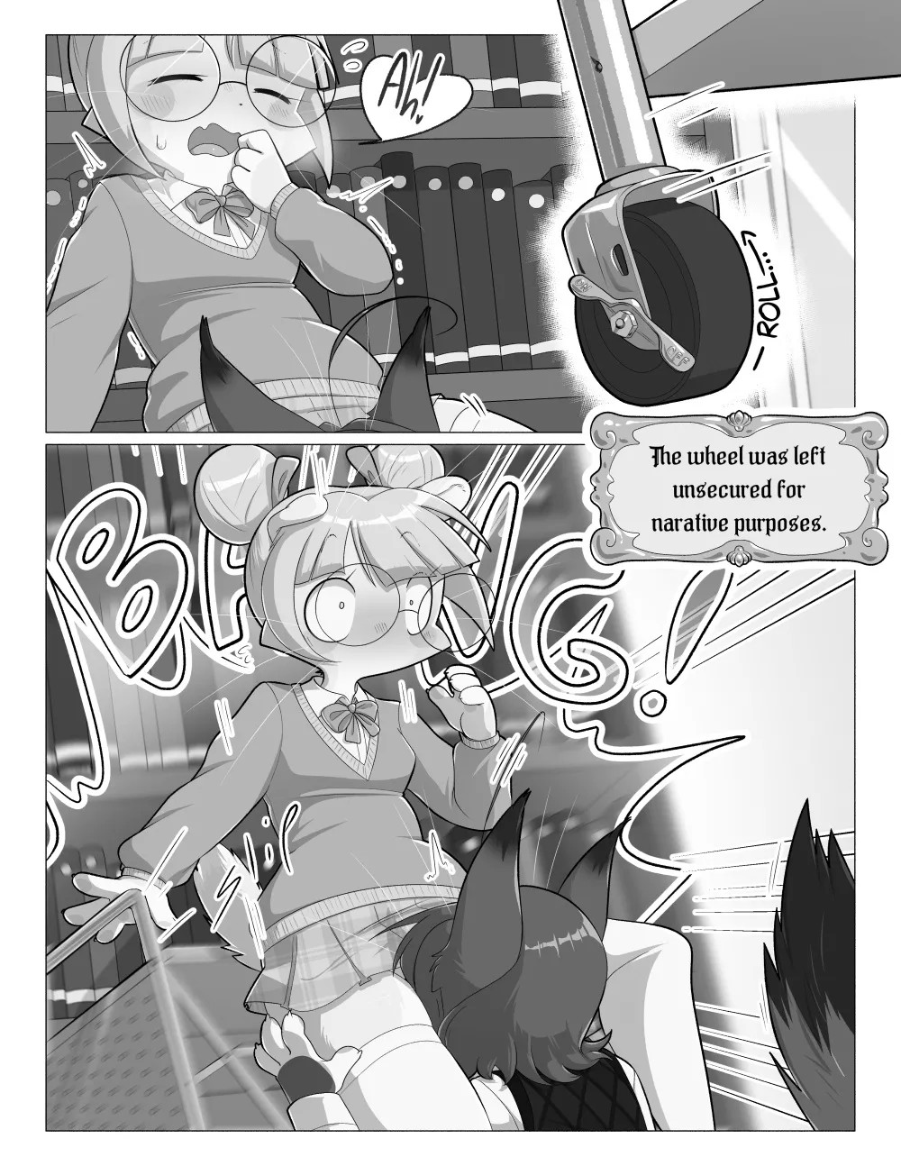 Orito And Minette: Visit The Library Porn Comics english 06