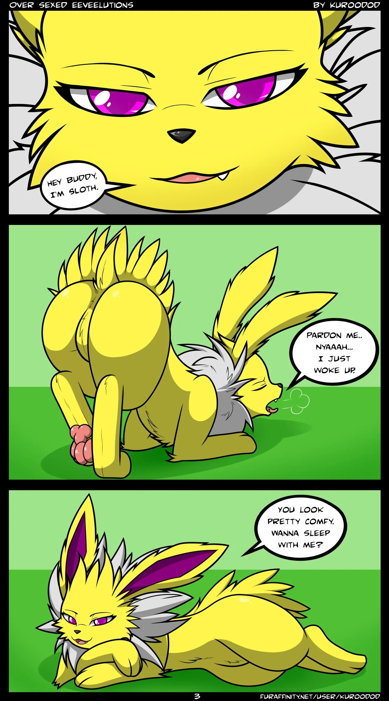Oversexed Eeveelutions Full HD  Porn Comics english 03
