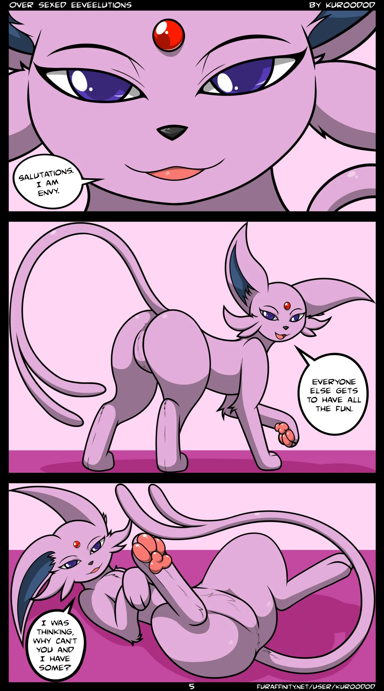 Oversexed Eeveelutions Full HD  Porn Comics english 05