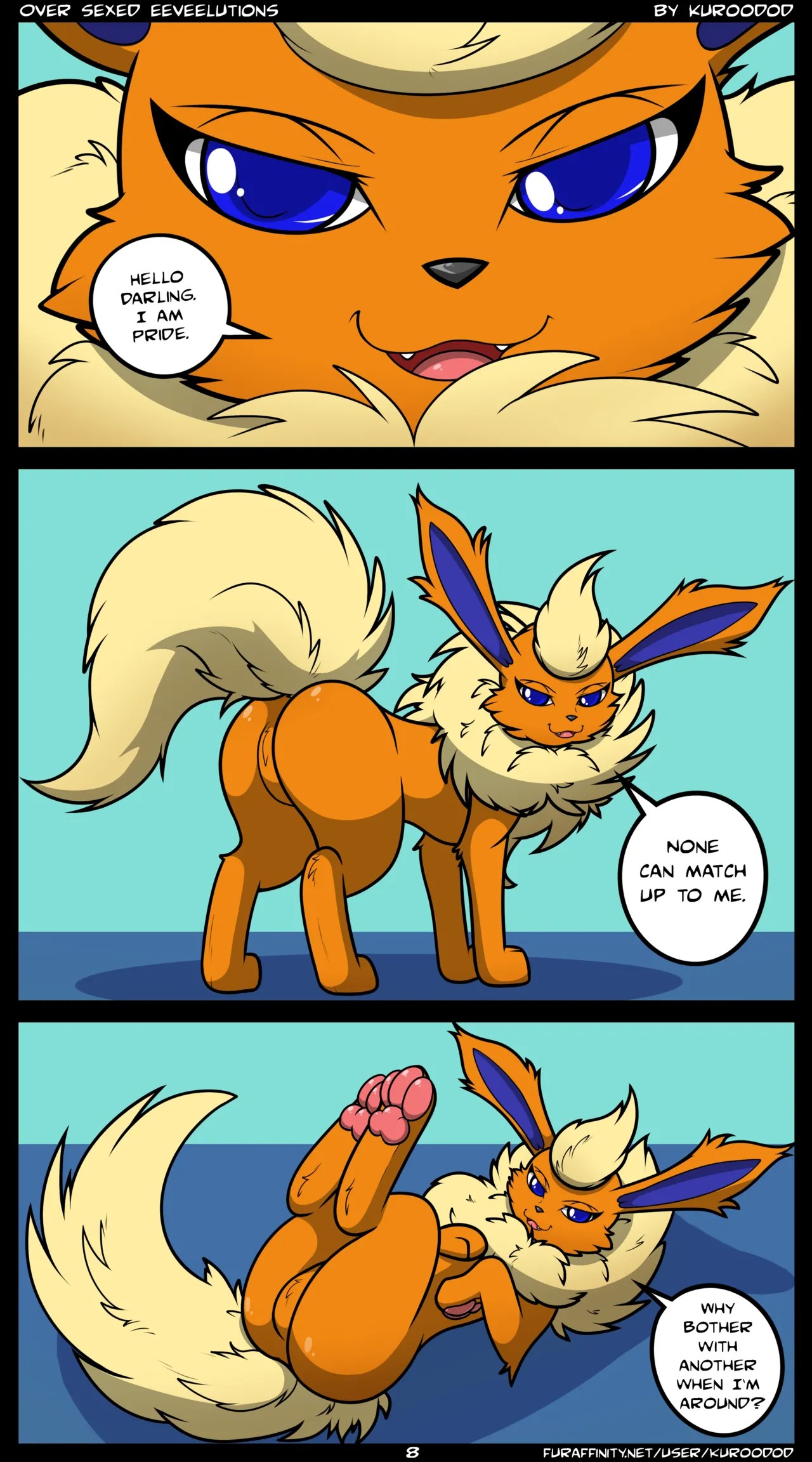 Oversexed Eeveelutions Full HD  Porn Comics english 08