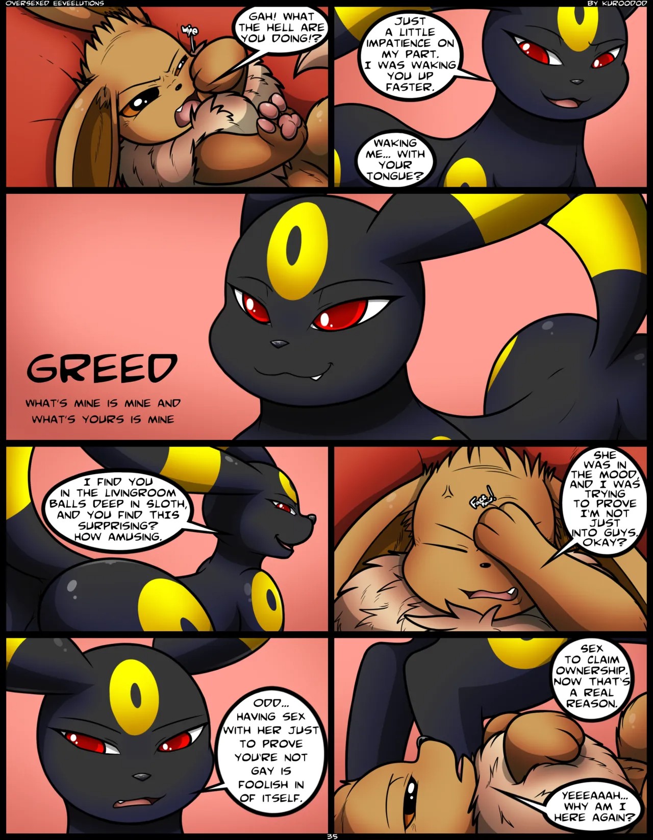 Oversexed Eeveelutions Full HD  Porn Comics english 46