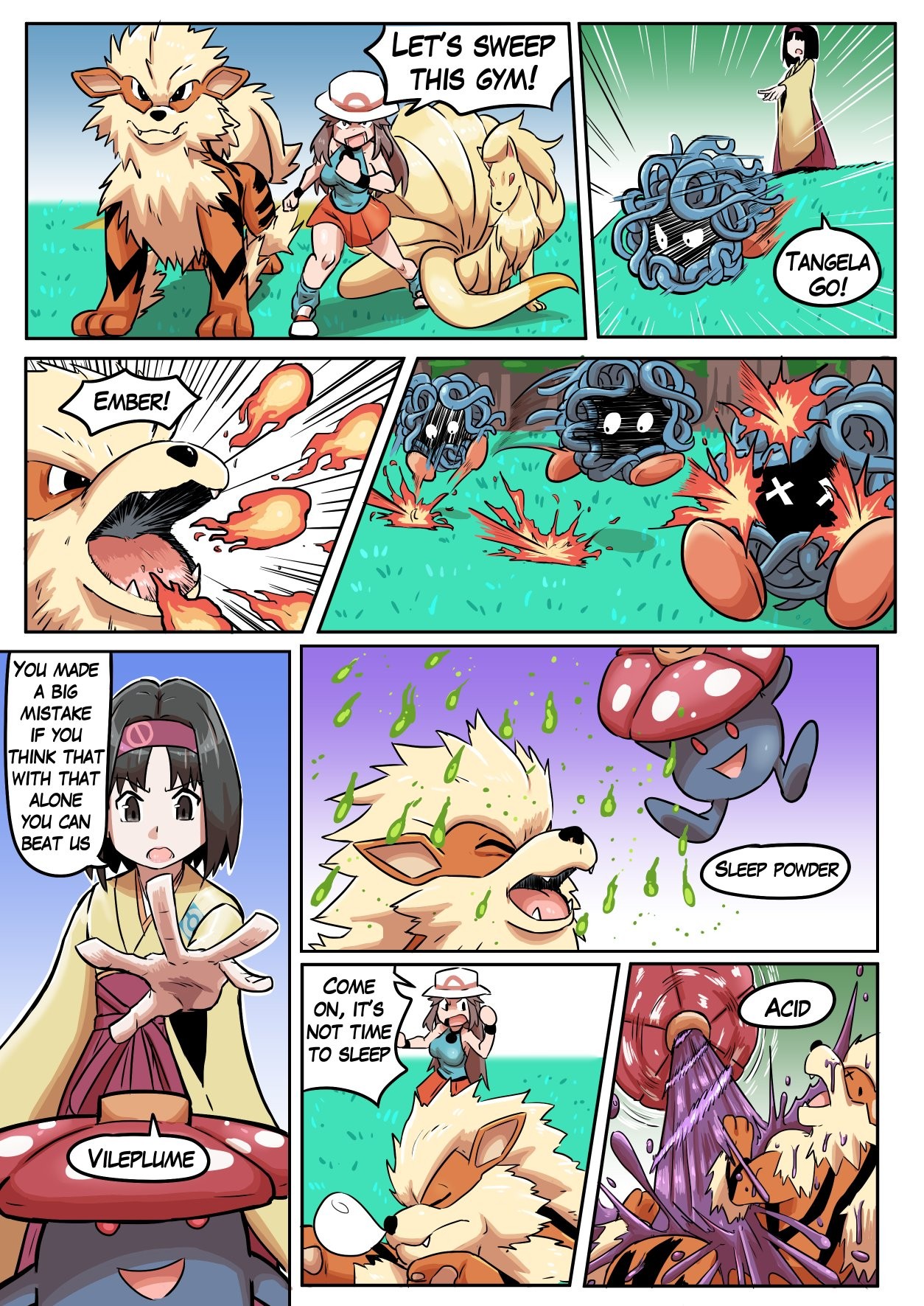 Pokemon Leafy Green Porn Comics english 29