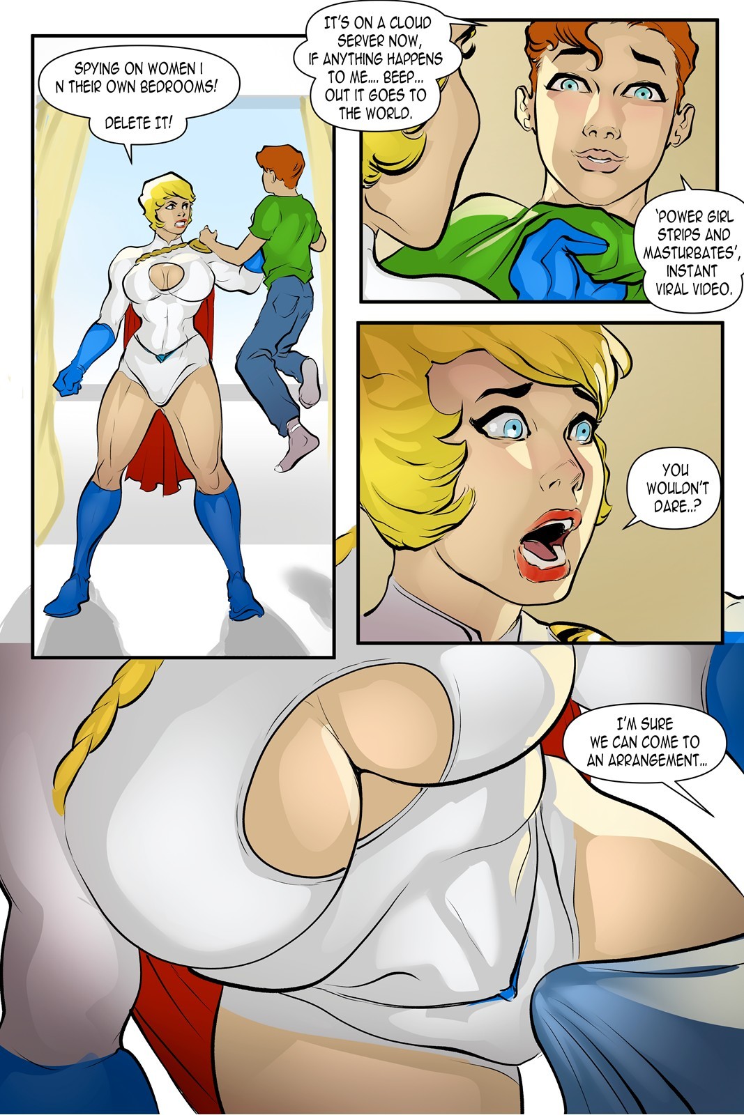 Powergirl's New Master Porn Comics english 07