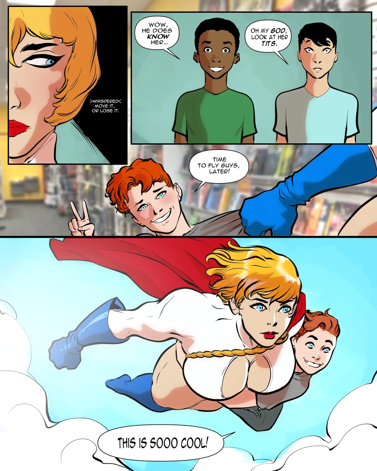 Powergirl's New Master Porn Comics english 11