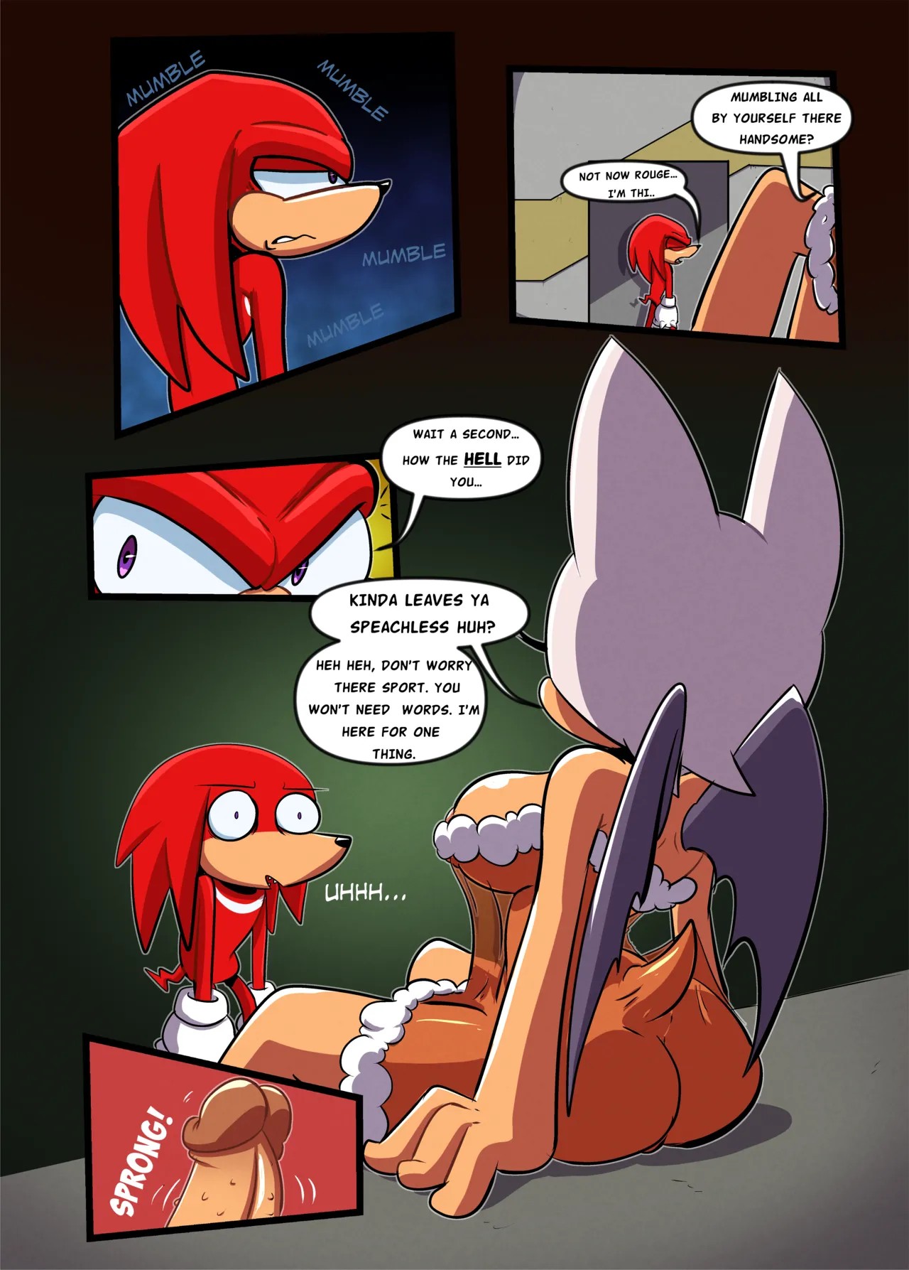 Rouge And Knuckles Porn Comics english 03