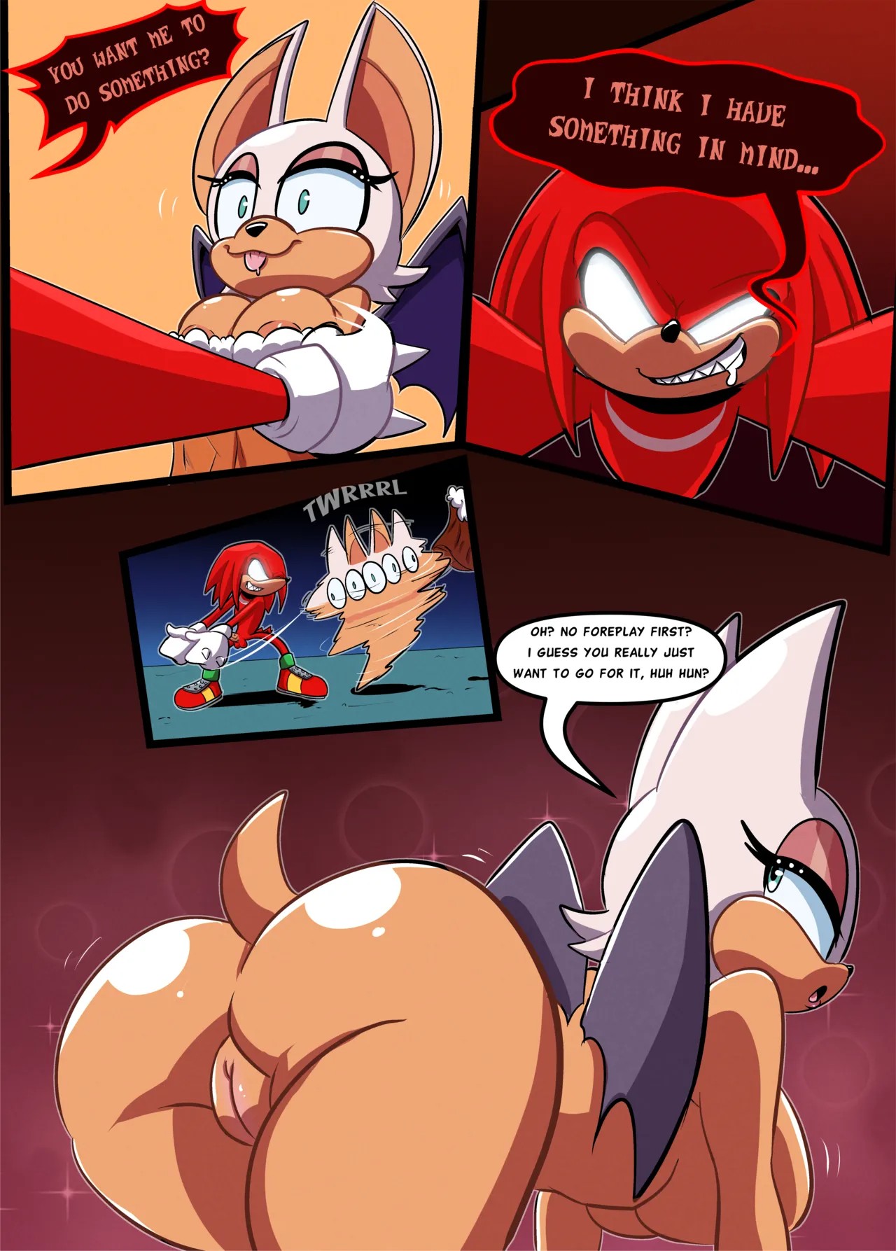 Rouge And Knuckles Porn Comics english 05