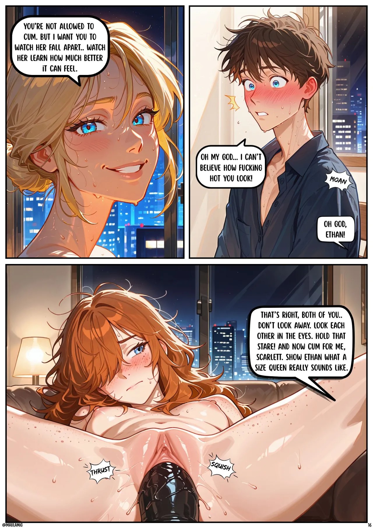 Scarlett Blaze Part 14: Obedience Unleashed  Porn Comics english 17