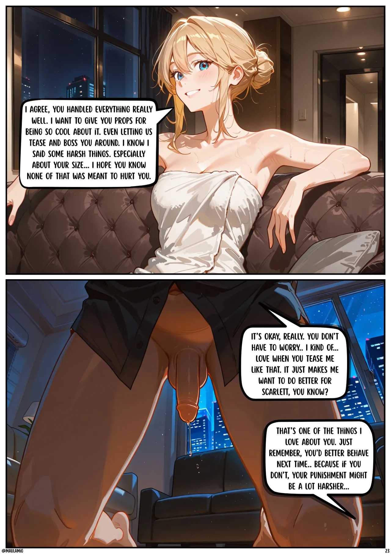 Scarlett Blaze Part 14: Obedience Unleashed  Porn Comics english 24