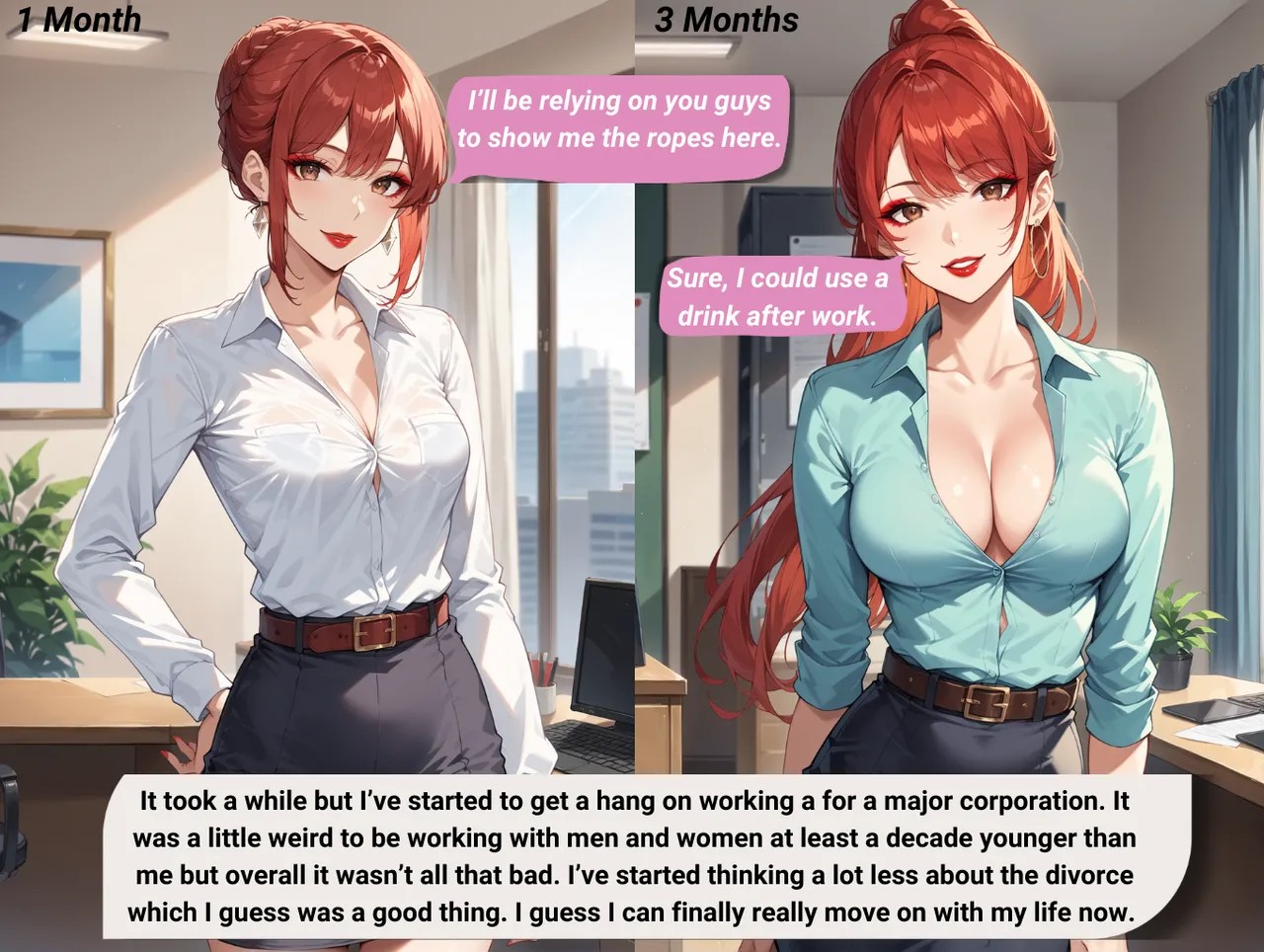 Separation Leads To Bimbofication Porn Comics english 04
