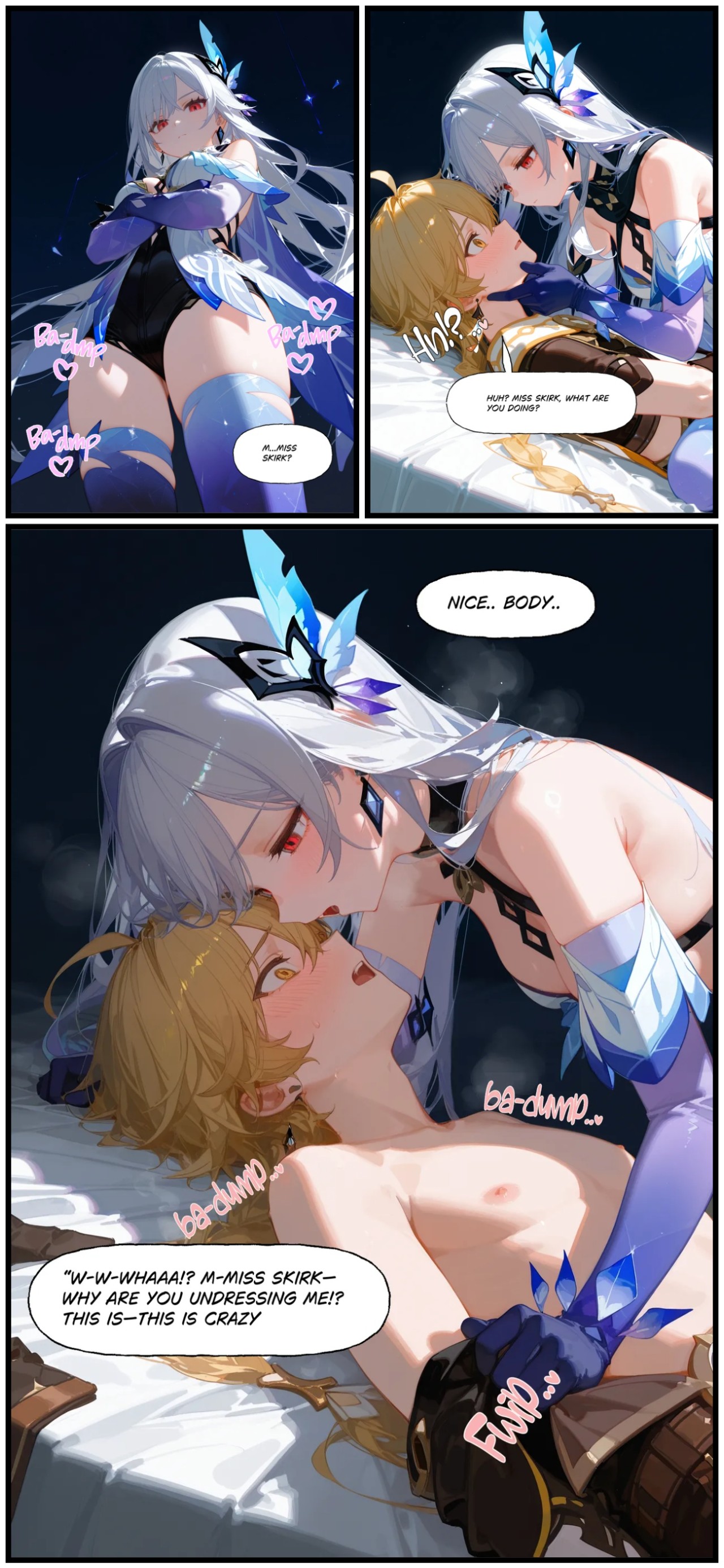 Skirk X Aether Porn Comics english 06