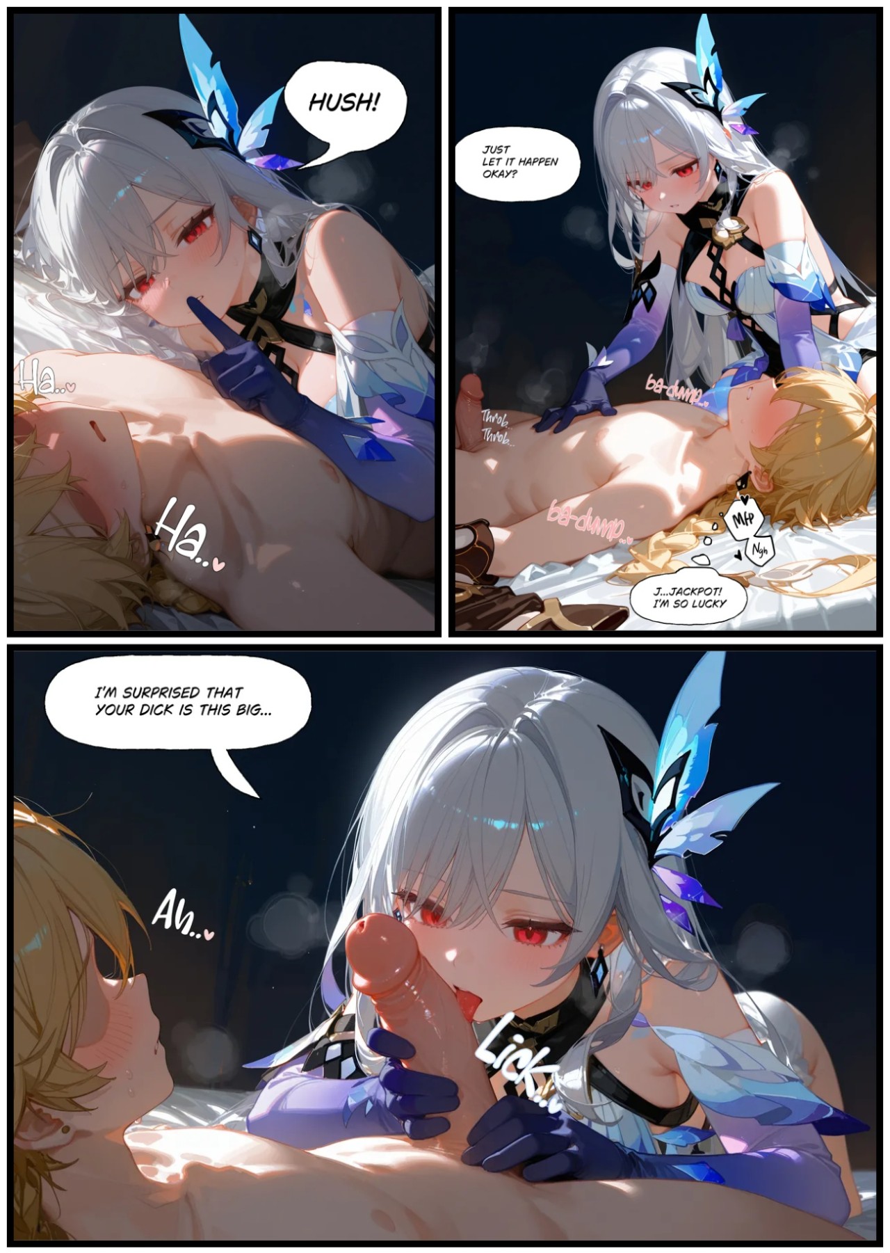 Skirk X Aether Porn Comics english 07