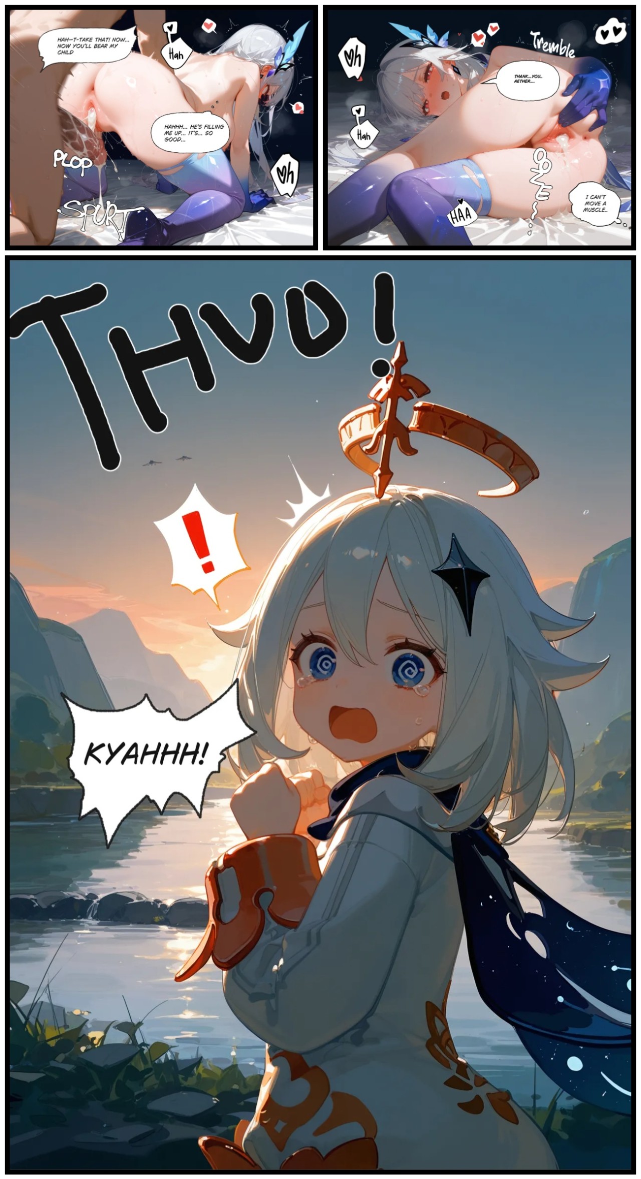 Skirk X Aether Porn Comics english 18