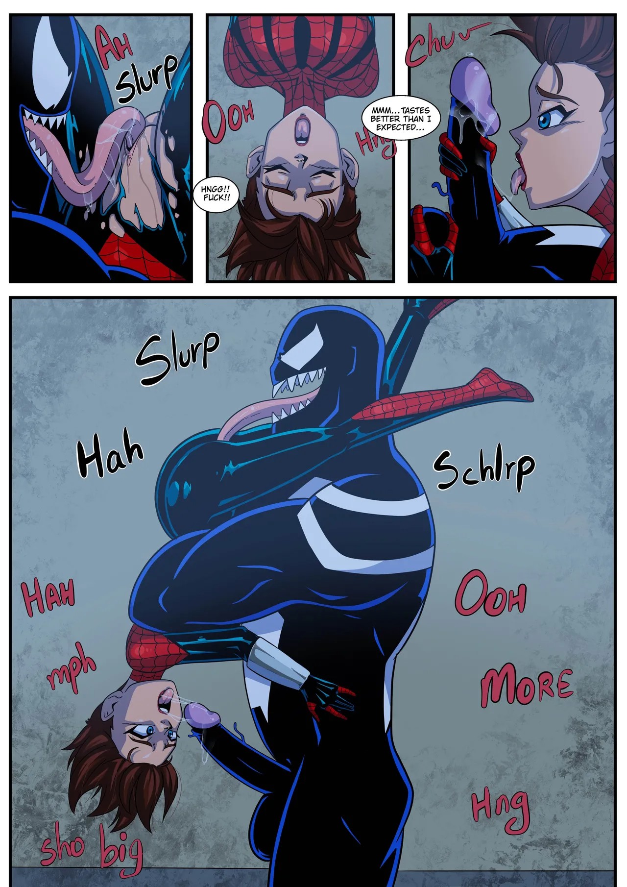 Spidergirl x Venom Porn Comics english 06