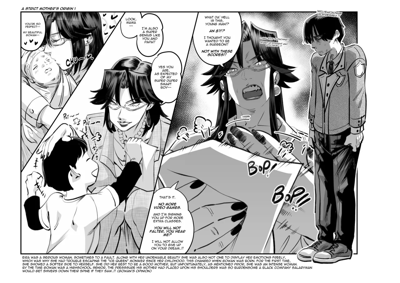 Strict Mother's Origin Porn Comics english 02