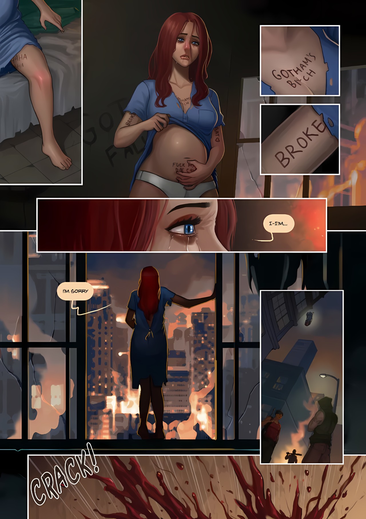 The Fall Of Batgirl Porn Comics english 09