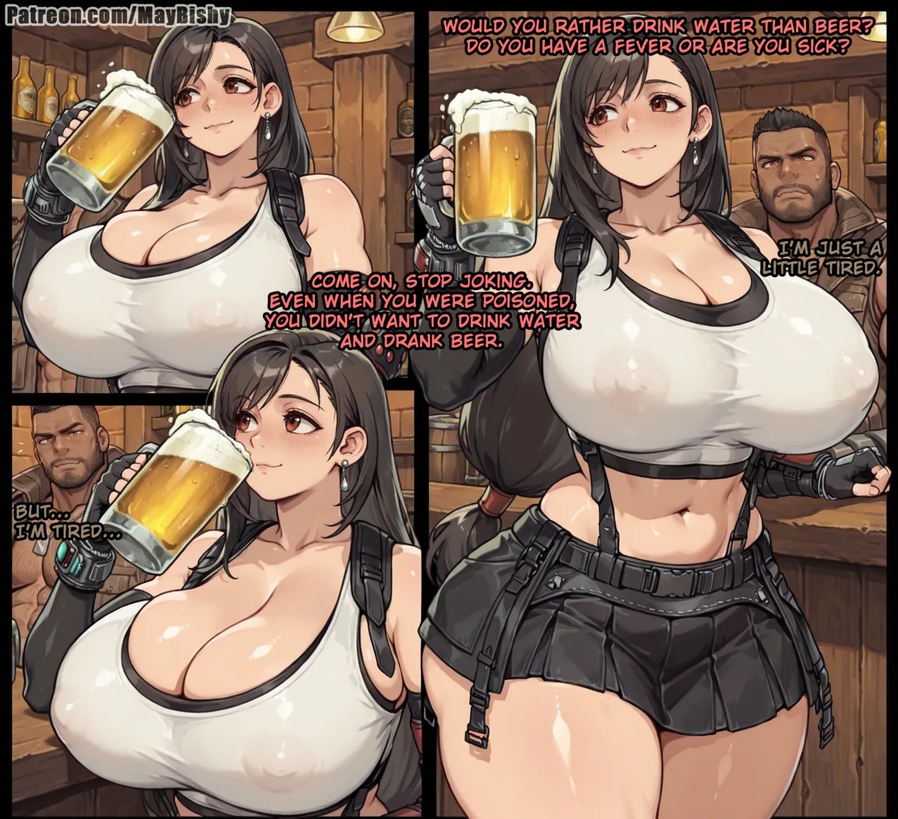 Tifa's Experience Porn Comics english 03