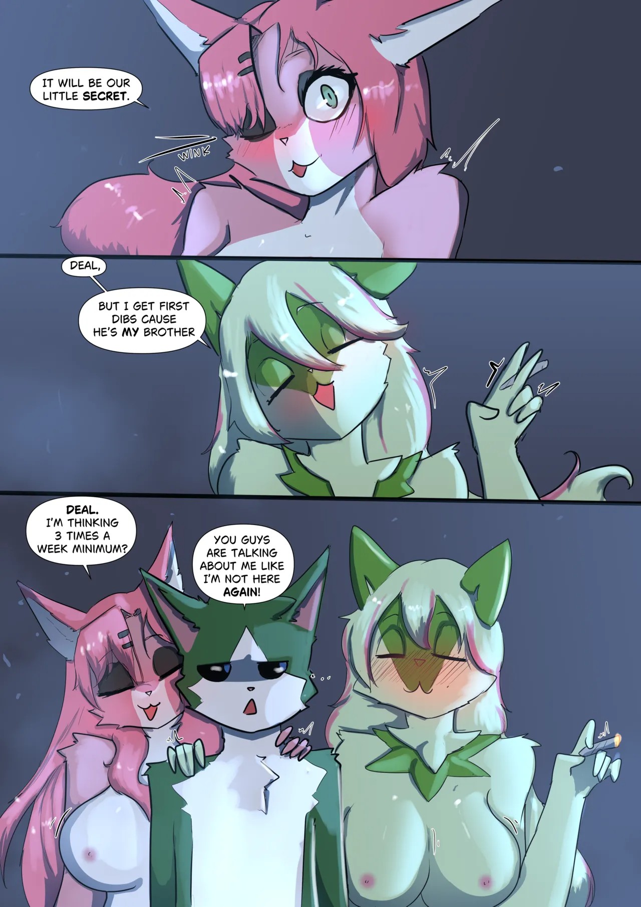 True Felines Porn Comics english 66