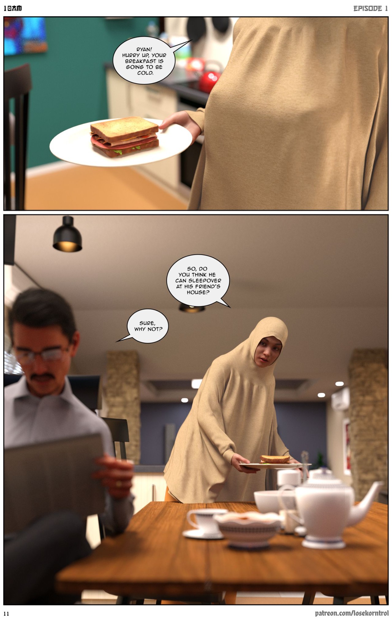 10 AM By LoseKorntrol Porn Comics english 12