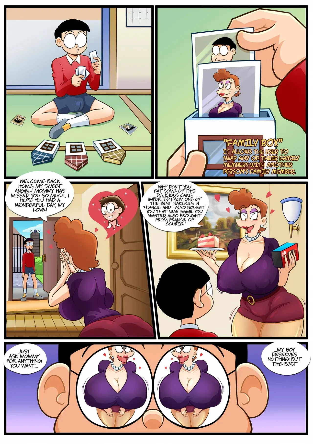 A Family Box (Doraemon) [KogeiKun] - English - Porn Comics