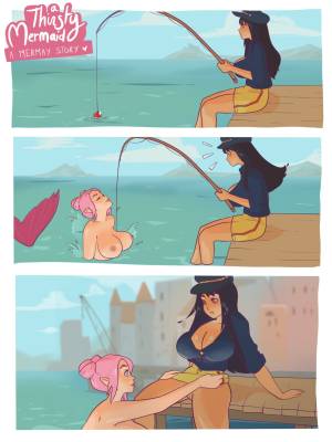 A Thirsty Mermaid Porn Comics english 02