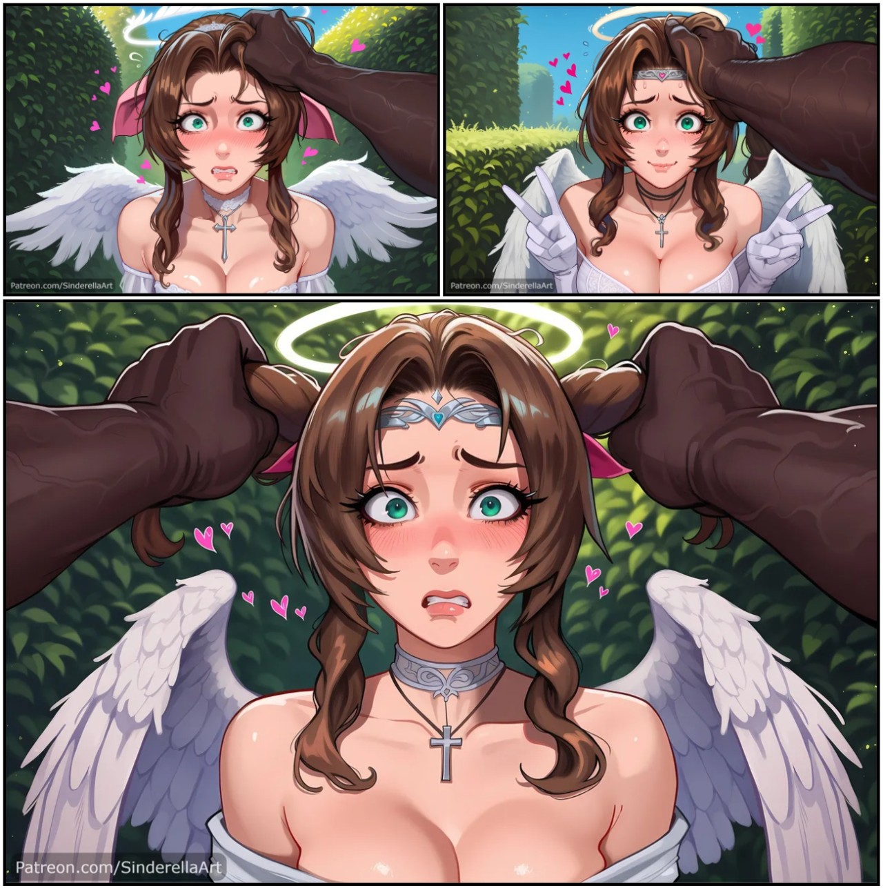 AI Generated: Aerith Gainsborough By SinderellaAI Porn Comics english 07