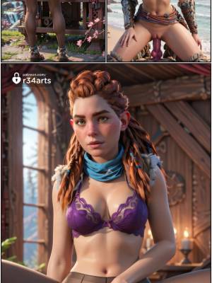 AI Generated: Aloy Porn Comics english 09