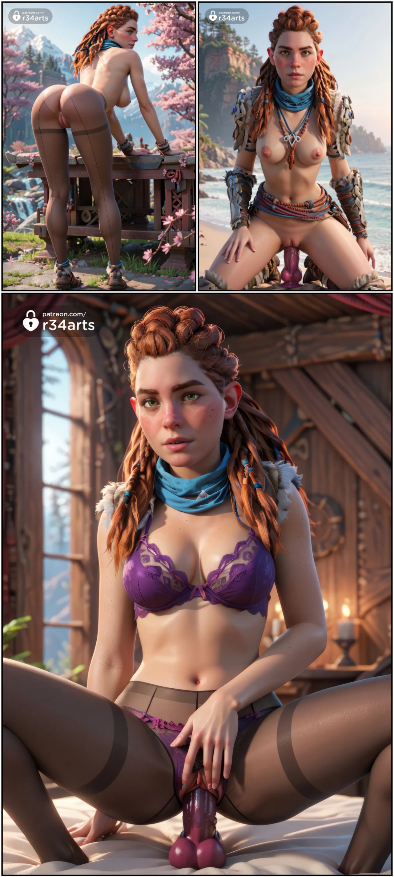 AI Generated: Aloy Porn Comics english 09