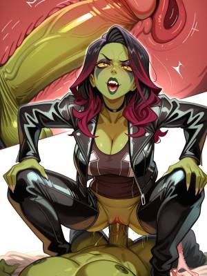 AI Generated: Gamora Porn Comics english 17