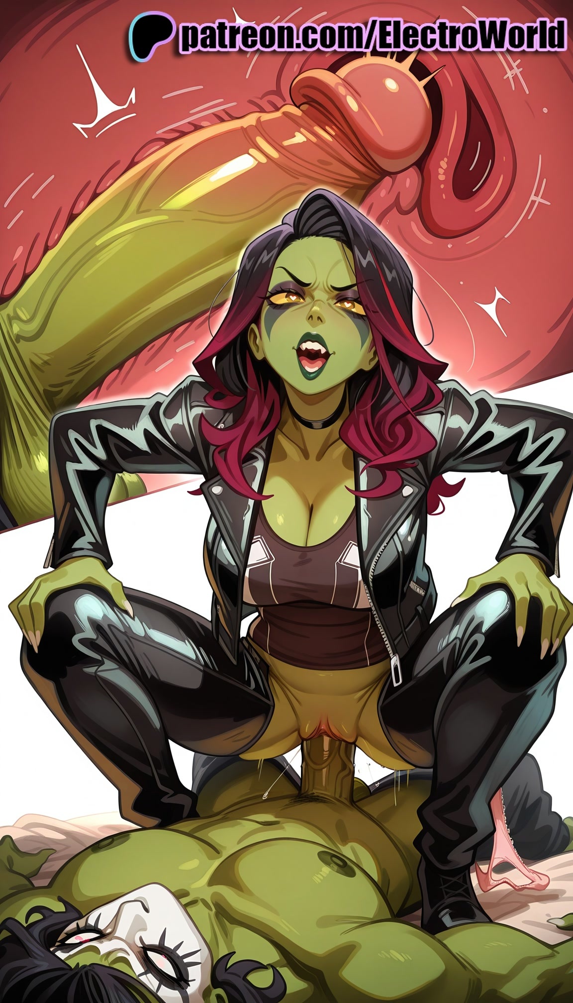 AI Generated: Gamora Porn Comics english 17
