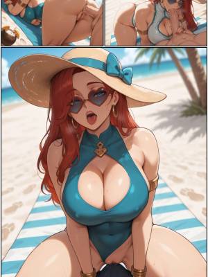 AI Generated: Miss Fortune Porn Comics english 17