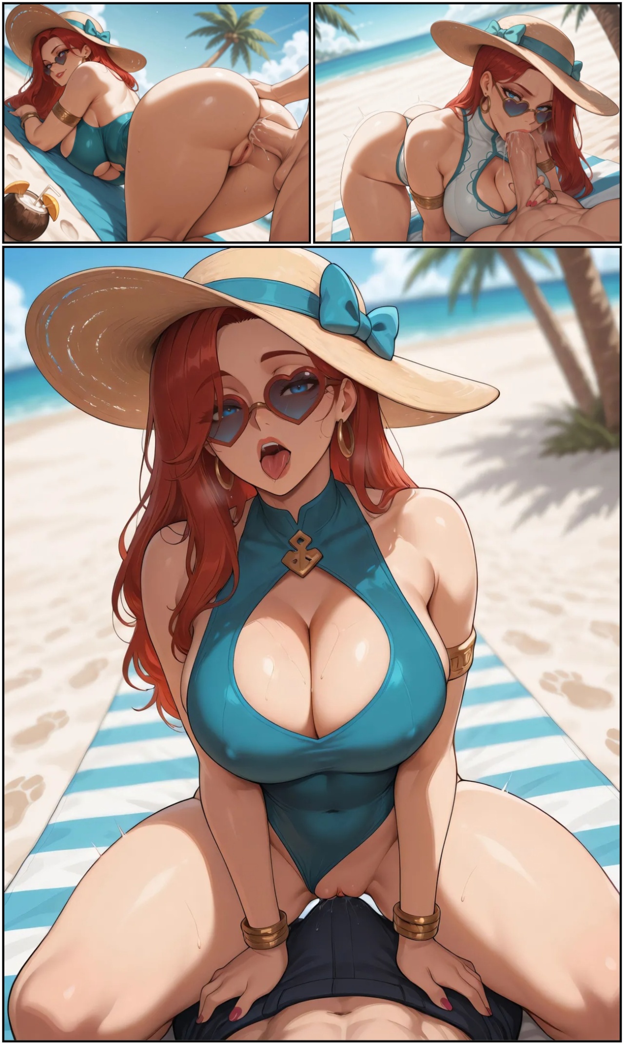 AI Generated: Miss Fortune Porn Comics english 17