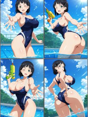 AI Generated: Suguha Kirigaya Porn Comics english 02