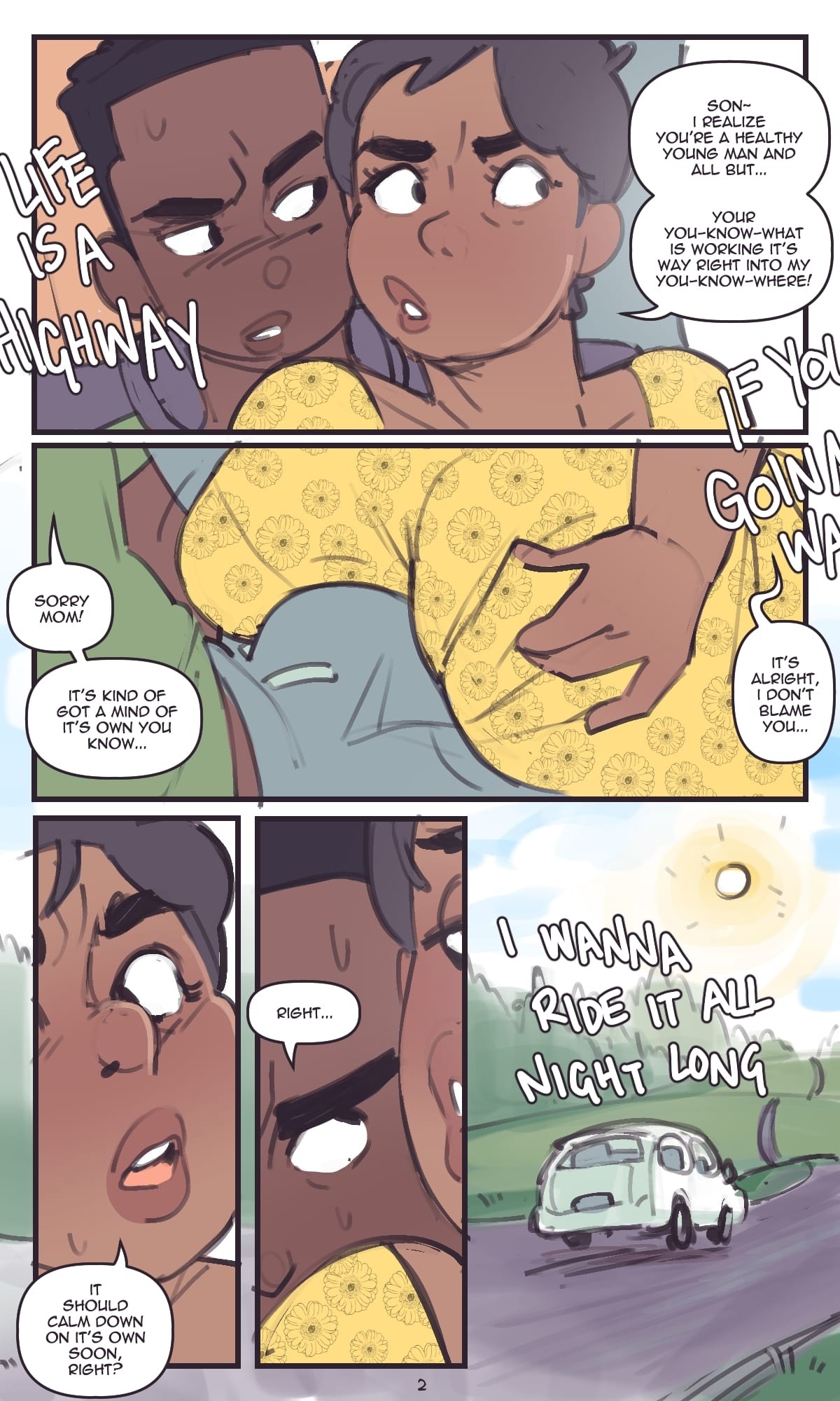 Backseat Rider Porn Comics english 02