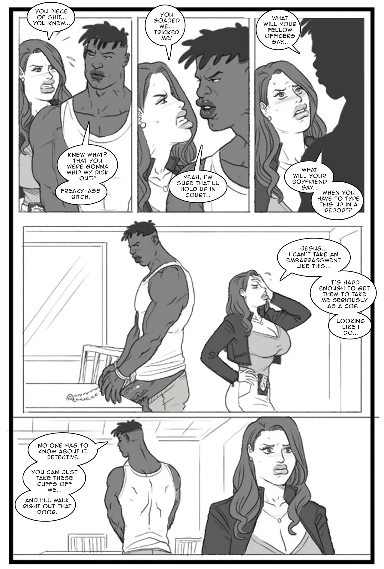 Bang My Bully: Fuck The Police Porn Comics english 09